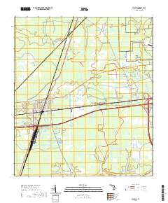 USGS US Topo 7.5-minute map for Baldwin FL 2021