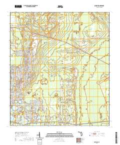 USGS US Topo 7.5-minute map for Baywood FL 2021