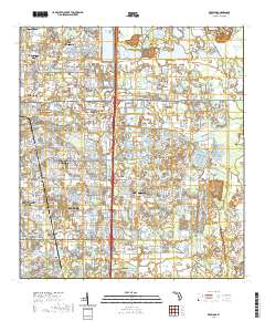 USGS US Topo 7.5-minute map for Bee Ridge FL 2021