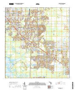 USGS US Topo 7.5-minute map for Belle Meade FL 2021