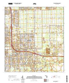 USGS US Topo 7.5-minute map for Belle Meade NW FL 2021