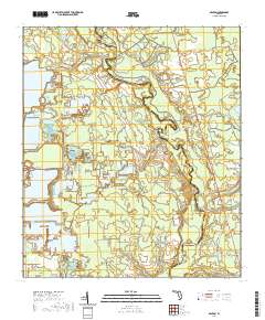 USGS US Topo 7.5-minute map for Benton FL 2021