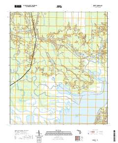 USGS US Topo 7.5-minute map for Beverly FL 2021