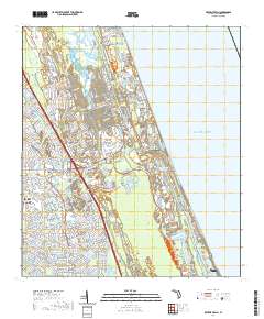 USGS US Topo 7.5-minute map for Beverly Beach FL 2021