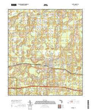 USGS US Topo 7.5-minute map for Bonifay FL 2021