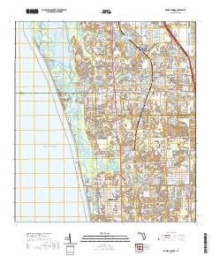 USGS US Topo 7.5-minute map for Bonita Springs FL 2021