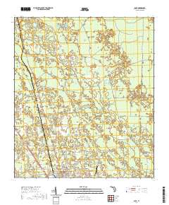 USGS US Topo 7.5-minute map for Boyd FL 2021