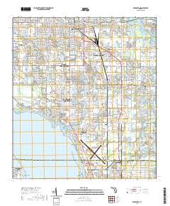 USGS US Topo 7.5-minute map for Bradenton FL 2021