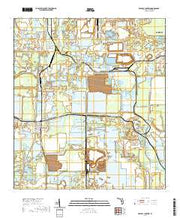 USGS US Topo 7.5-minute map for Bradley Junction FL 2021