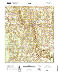 USGS US Topo 7.5-minute map for Branford FL 2021