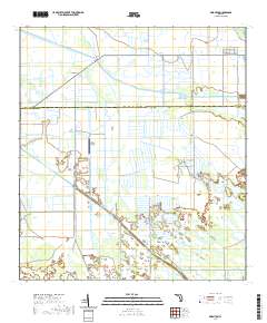 USGS US Topo 7.5-minute map for Brighton FL 2021