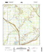 USGS US Topo 7.5-minute map for Brighton SE FL 2021