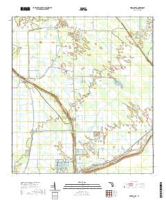 USGS US Topo 7.5-minute map for Brighton SE FL 2021