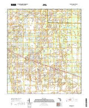 USGS US Topo 7.5-minute map for Bronson NE FL 2021