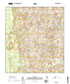 USGS US Topo 7.5-minute map for Bronson SE FL 2021