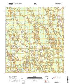 USGS US Topo 7.5-minute map for Bronson SW FL 2021