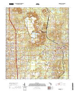 USGS US Topo 7.5-minute map for Brooksville FL 2021