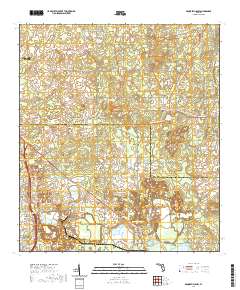 USGS US Topo 7.5-minute map for Brooksville NW FL 2021