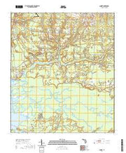 USGS US Topo 7.5-minute map for Bunker FL 2021