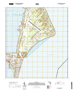 USGS US Topo 7.5-minute map for Cape Canaveral FL 2021