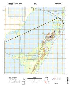 USGS US Topo 7.5-minute map for Card Sound FL 2021