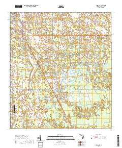 USGS US Topo 7.5-minute map for Chiefland FL 2021