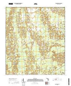 USGS US Topo 7.5-minute map for Chiefland SW FL 2021