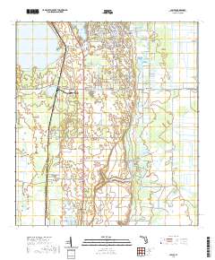 USGS US Topo 7.5-minute map for Childs FL 2021