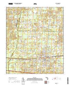 USGS US Topo 7.5-minute map for Chipley FL 2021