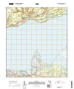 USGS US Topo 7.5-minute map for Choctaw Beach FL 2021