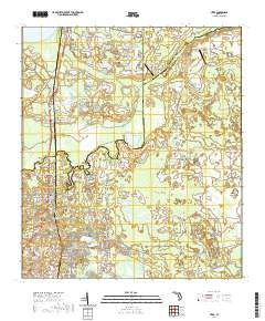 USGS US Topo 7.5-minute map for Citra FL 2021