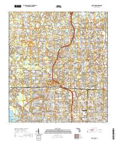 USGS US Topo 7.5-minute map for Citrus Park FL 2021