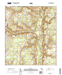 USGS US Topo 7.5-minute map for Clarksville FL 2021