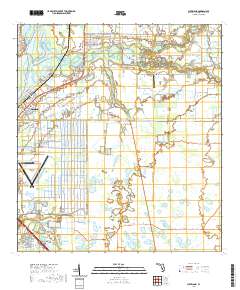 USGS US Topo 7.5-minute map for Cleveland FL 2021