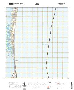 USGS US Topo 7.5-minute map for Cocoa Beach FL 2021