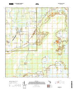 USGS US Topo 7.5-minute map for Corkscrew FL 2021