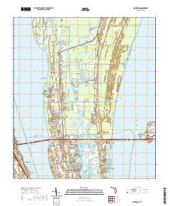 USGS US Topo 7.5-minute map for Courtenay FL 2021