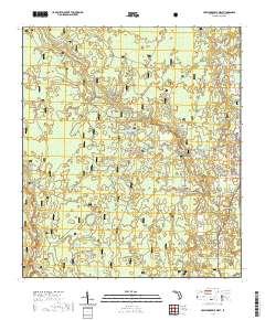 USGS US Topo 7.5-minute map for Crawfordville West FL 2021