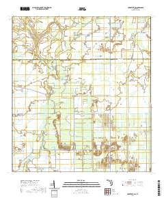 USGS US Topo 7.5-minute map for Crewsville SW FL 2021