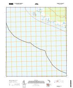 USGS US Topo 7.5-minute map for Crooked Point FL 2021