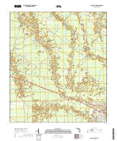 USGS US Topo 7.5-minute map for Cross City West FL 2021