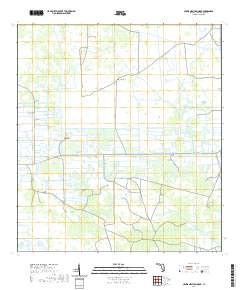 USGS US Topo 7.5-minute map for Crows Nest Hammock FL 2021