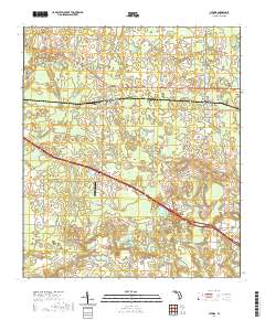 USGS US Topo 7.5-minute map for Cypress FL 2021