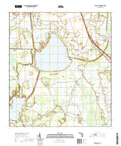 USGS US Topo 7.5-minute map for Cypress Lake FL 2021