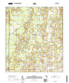 USGS US Topo 7.5-minute map for Day FL 2021