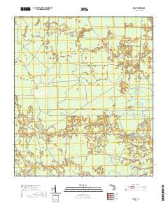 USGS US Topo 7.5-minute map for Day NW FL 2021