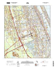 USGS US Topo 7.5-minute map for Daytona Beach FL 2021