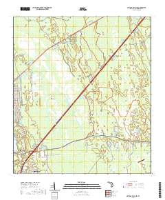 USGS US Topo 7.5-minute map for Daytona Beach SW FL 2021