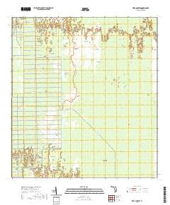 USGS US Topo 7.5-minute map for Deep Lake SW FL 2021