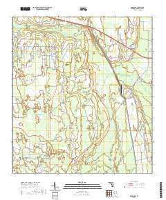 USGS US Topo 7.5-minute map for Deer Park FL 2021